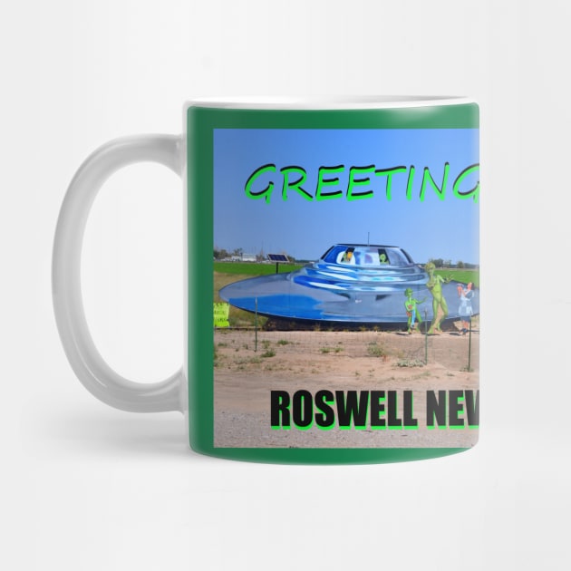 Greetings from Roswell custom card work A by dltphoto